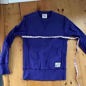 Todd Snyder Rich Purple Crewneck Sweater champion thick sweatshirt
